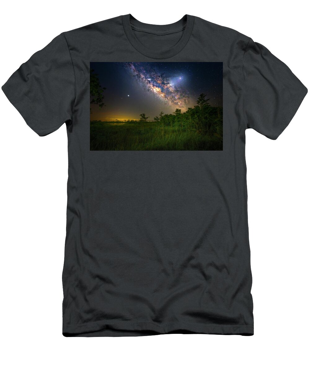 Milky Way T-Shirt featuring the photograph Ocean of Stars by Mark Andrew Thomas