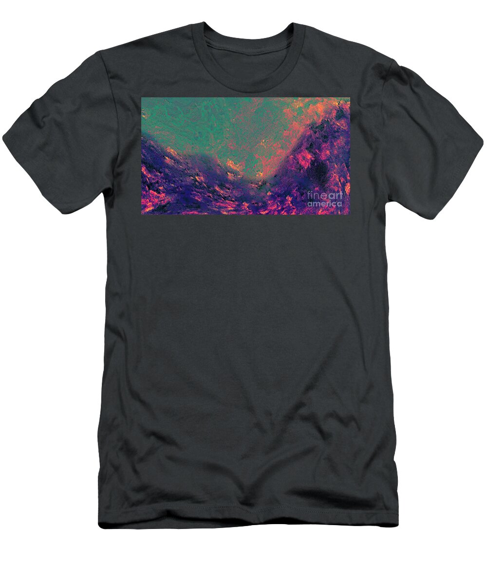 Waters T-Shirt featuring the digital art Ocean Stillness by Glenn Hernandez