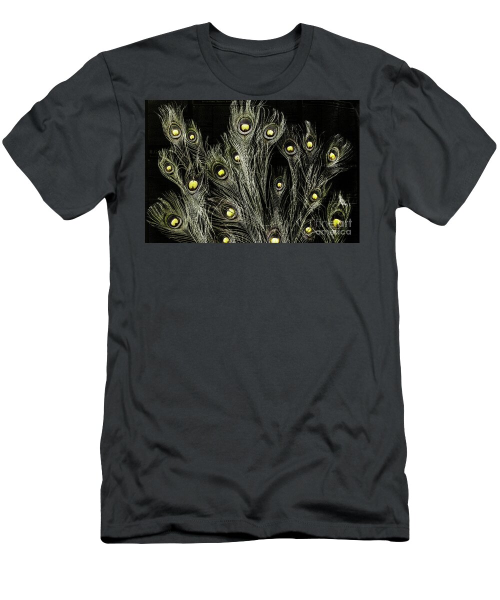 Feather T-Shirt featuring the photograph Of many eyes by Jorgo Photography