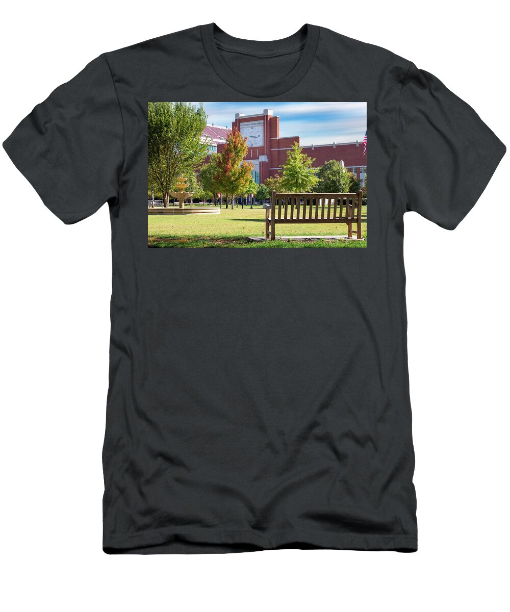 Oklahoma T-Shirt featuring the photograph Oklahoma University Campus 13 by Ricky Barnard