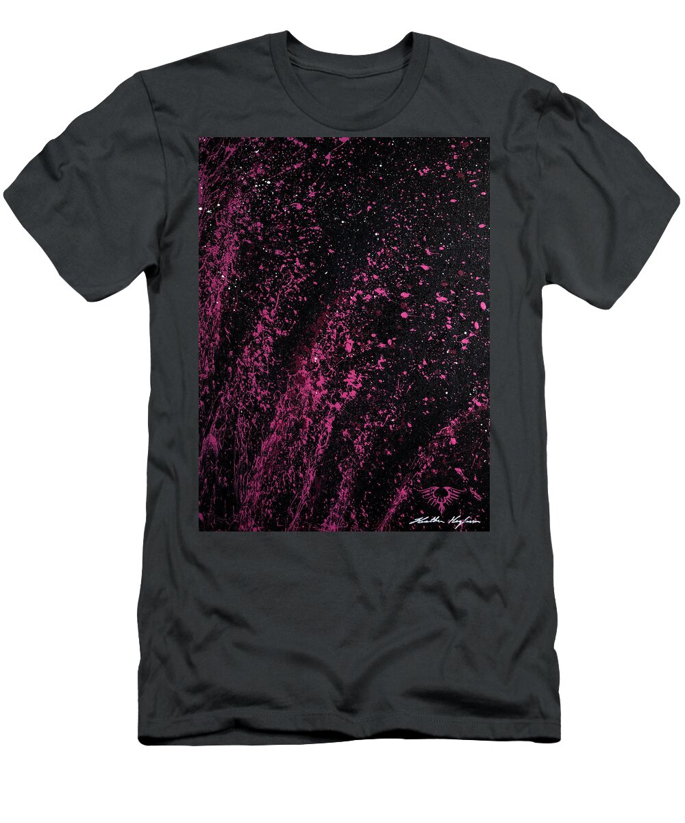 Abstract T-Shirt featuring the painting Olly Olly by Heather Meglasson Impact Artist