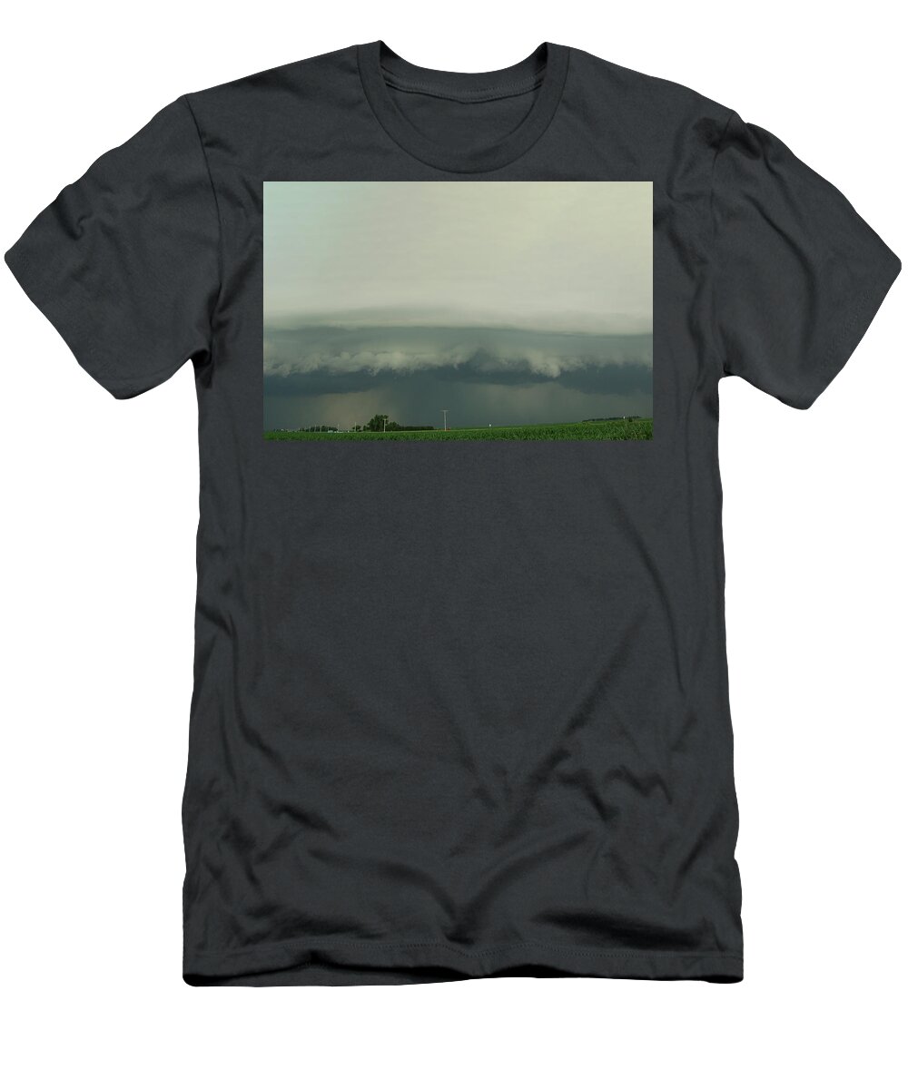 Nebraskasc T-Shirt featuring the photograph Ominous Nebraska Outflow 020 by NebraskaSC