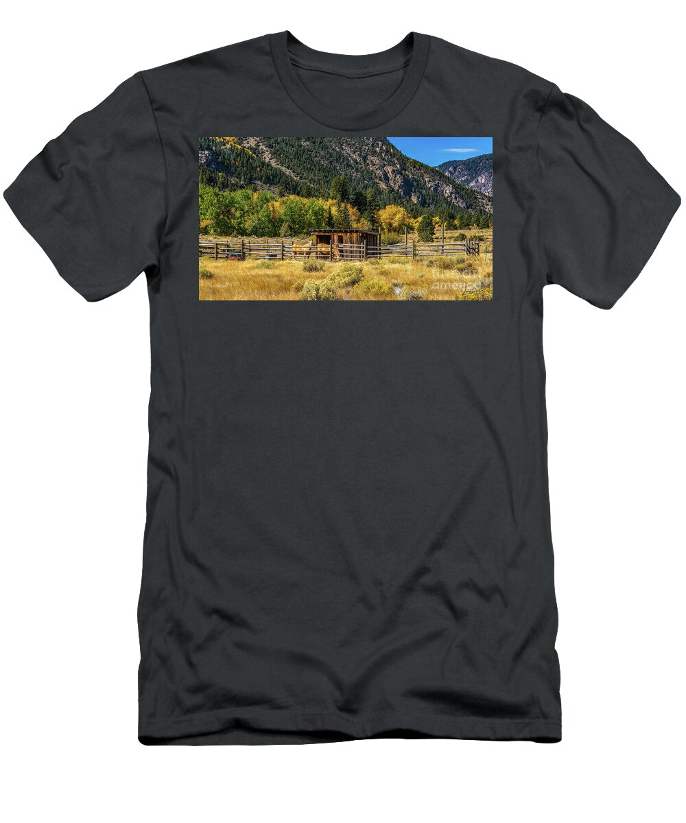 Jon Burch T-Shirt featuring the photograph Once Upon A Time In The West by Jon Burch Photography