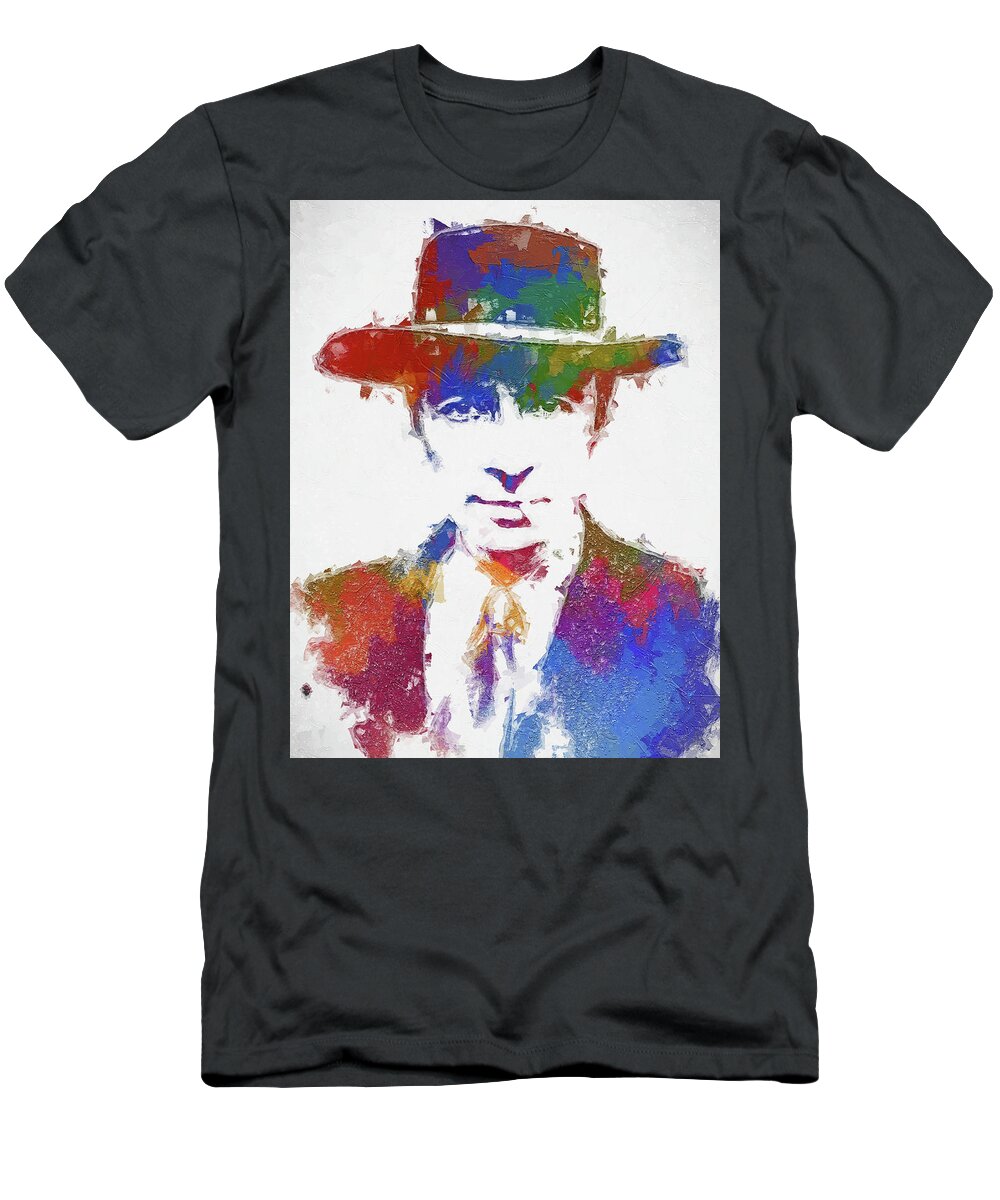 Oppenheimer T-Shirt featuring the painting Oppenheimer by Dan Sproul