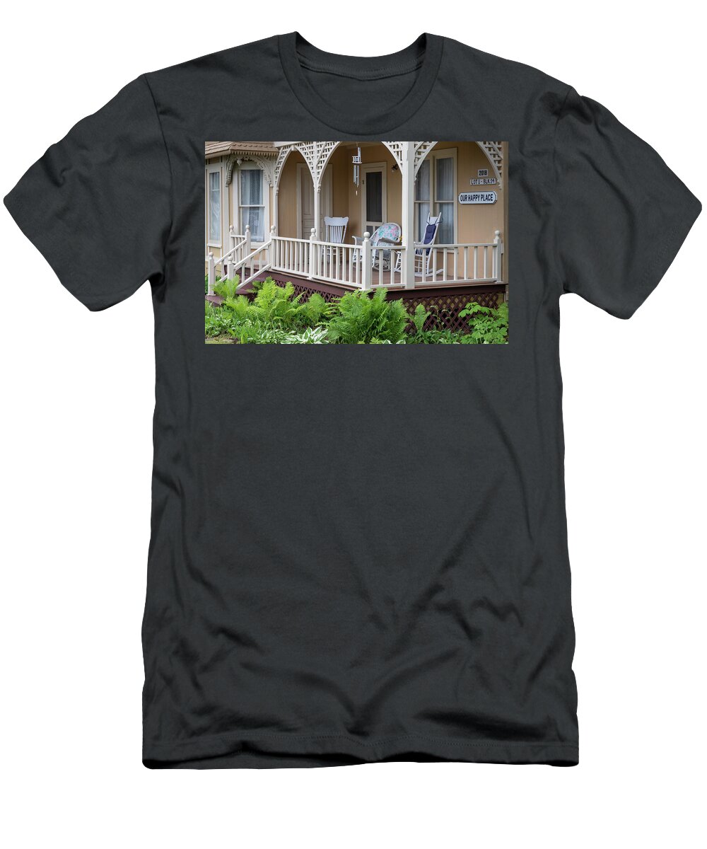 Bay View T-Shirt featuring the photograph Our Happy Place by Robert Carter