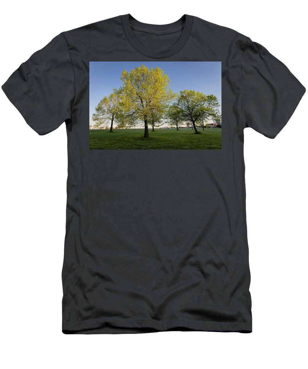 Tree T-Shirt featuring the photograph Parkland Trees by Craig A Walker