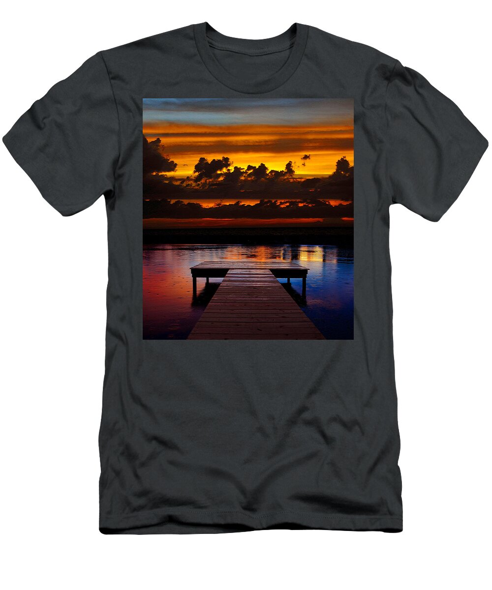 Clearing Storm T-Shirt featuring the photograph Passing storm by David Lee Thompson