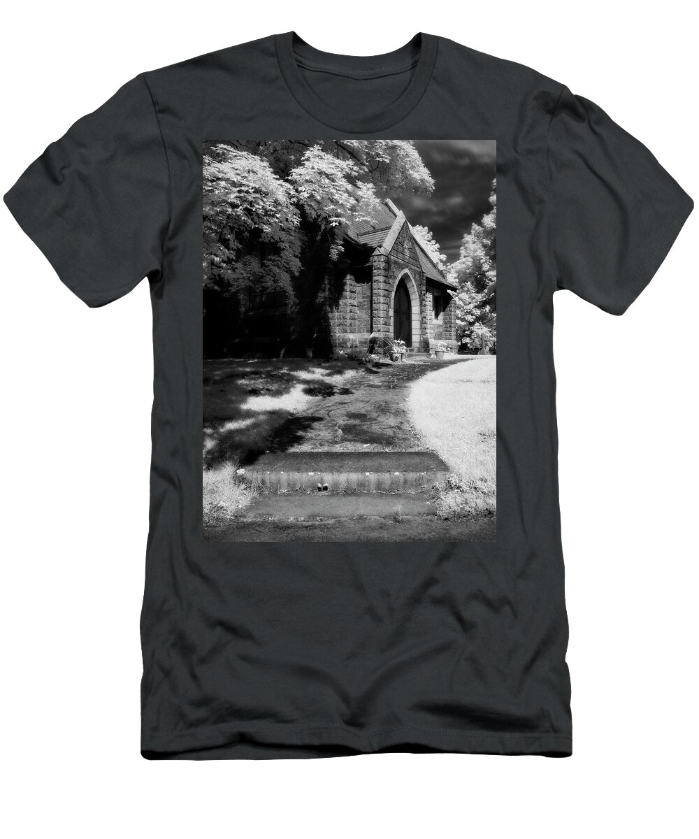 Pathtoamausoleum T-Shirt featuring the photograph Path to a Mausoleum by Vicky Edgerly