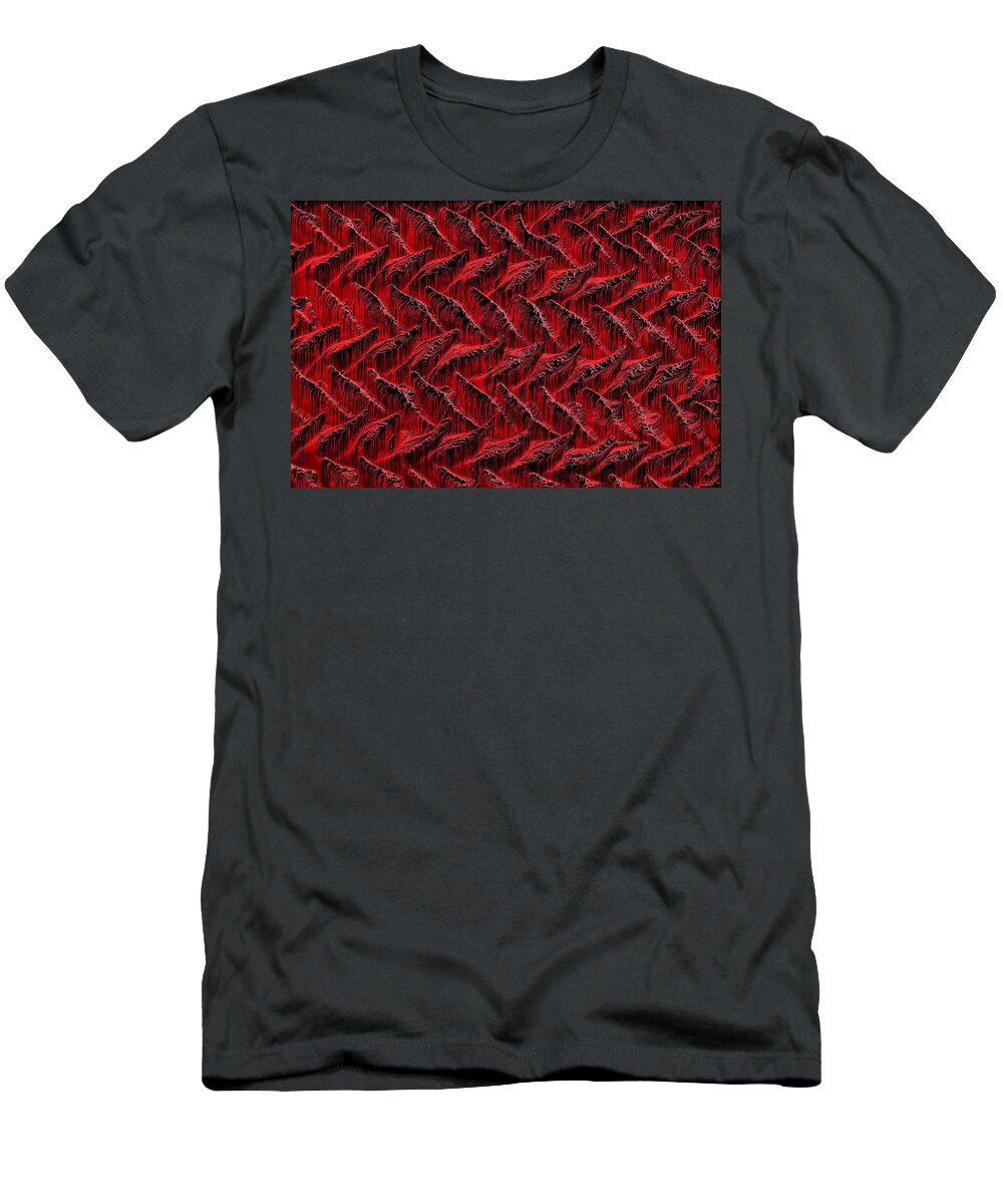 Abstract T-Shirt featuring the digital art Pattern 0000149 by Rafael Salazar