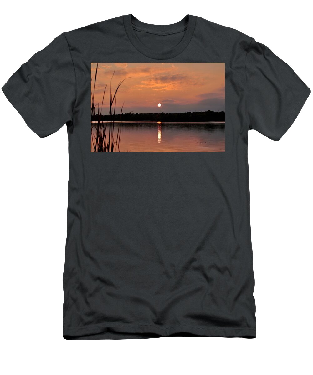 Sunset T-Shirt featuring the photograph Peaceful Planet by Mary Walchuck