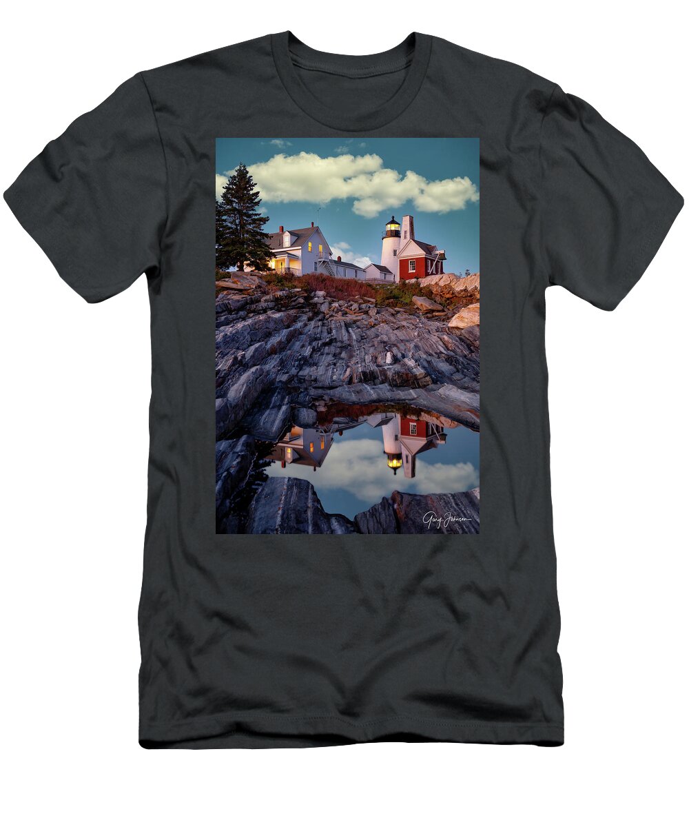 Pemaquid-lighthouse T-Shirt featuring the photograph Pemaquid Lighthouse by Gary Johnson