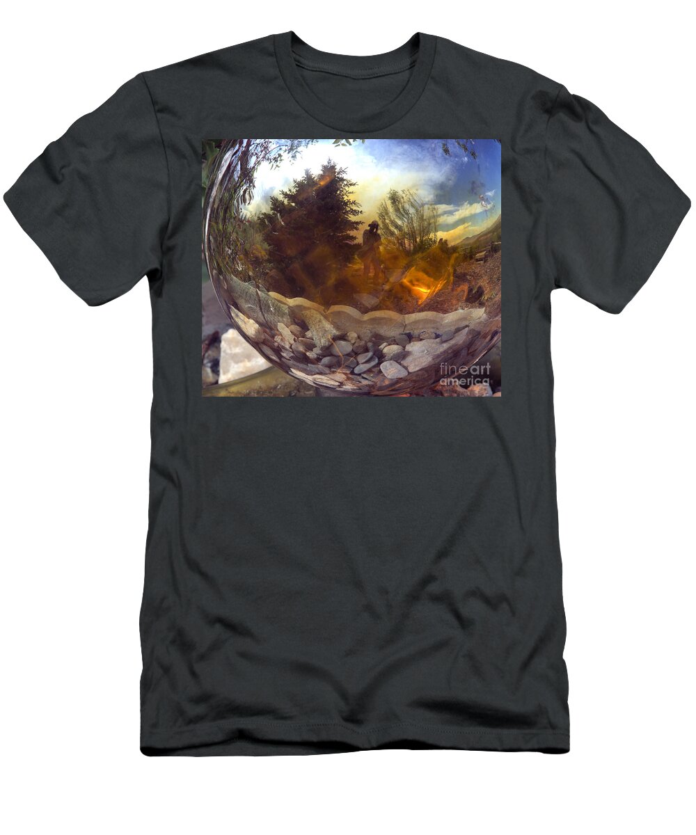 Nature T-Shirt featuring the photograph Person in Nature by Kae Cheatham