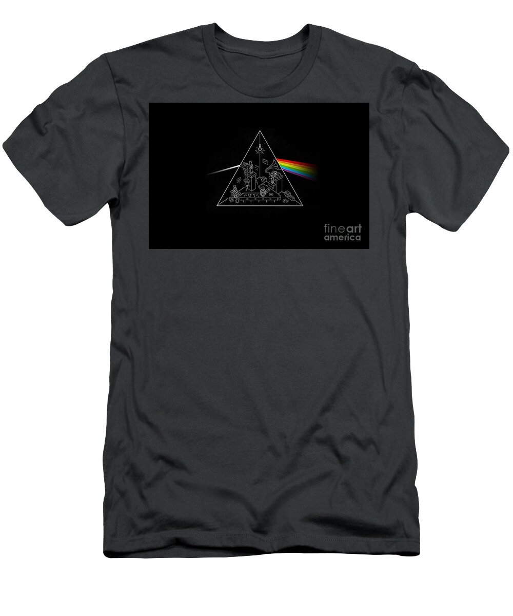 Pink Floyd T-Shirt featuring the photograph Pink Floyd Album Cover by Action