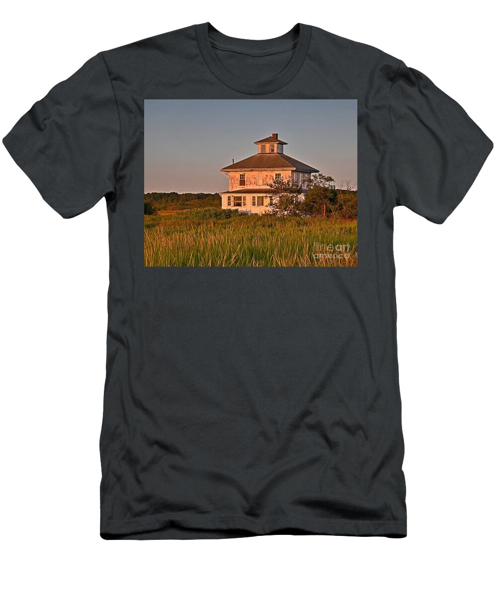 Pink House T-Shirt featuring the photograph Pink House #2 by Steve Brown