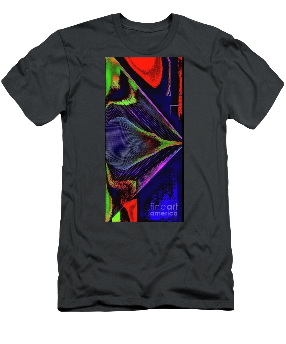  T-Shirt featuring the digital art Pinpoint 2 by Glenn Hernandez
