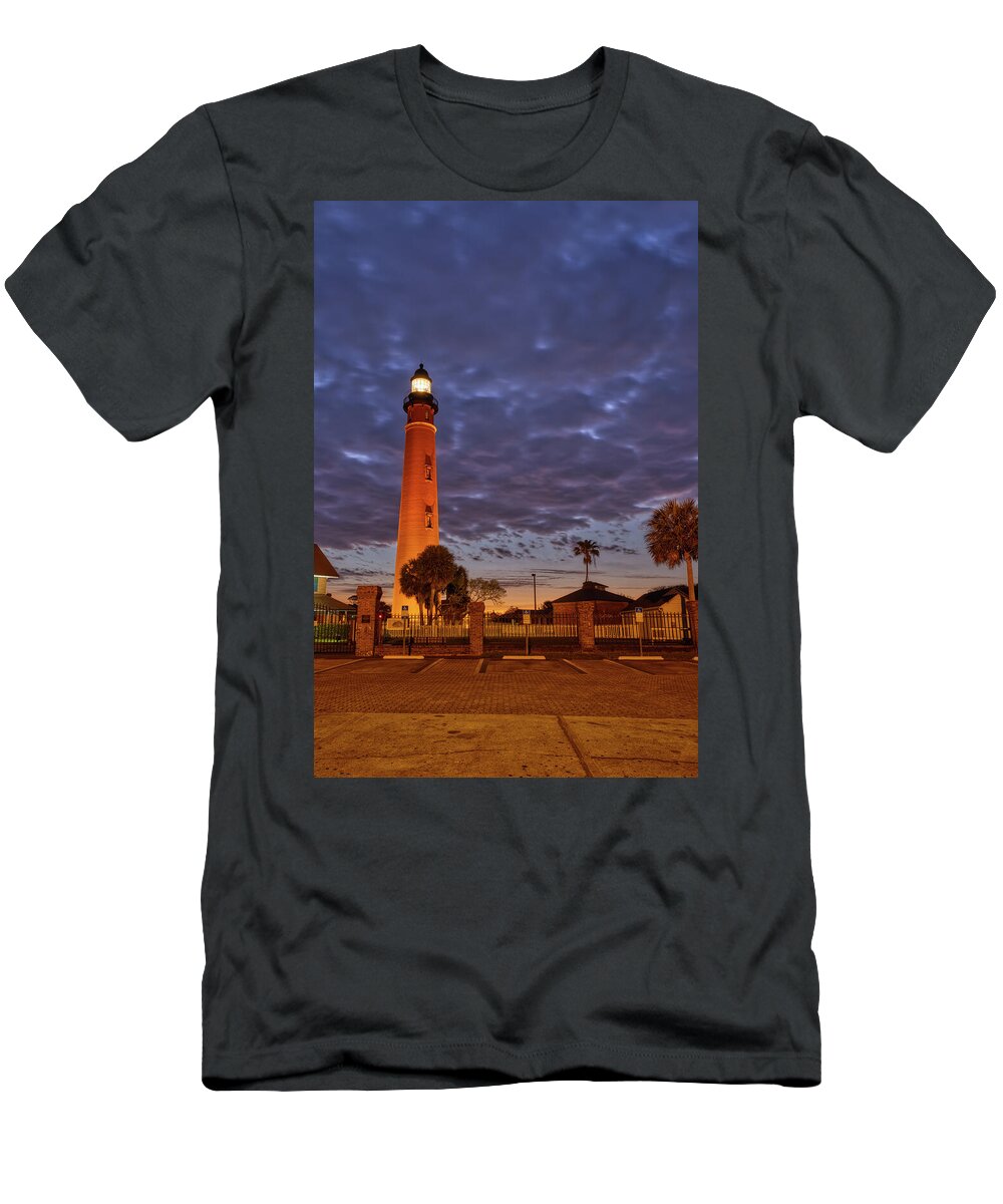 Donnatwifordphotography T-Shirt featuring the photograph Ponce De Leon Lighthouse by Donna Twiford