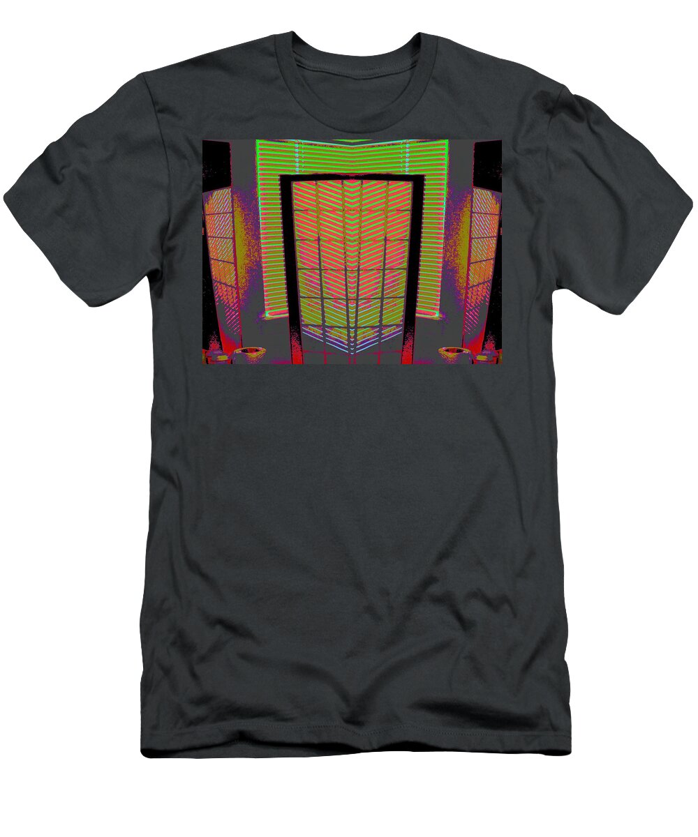 Abstract T-Shirt featuring the digital art Portal to Where? by T Oliver