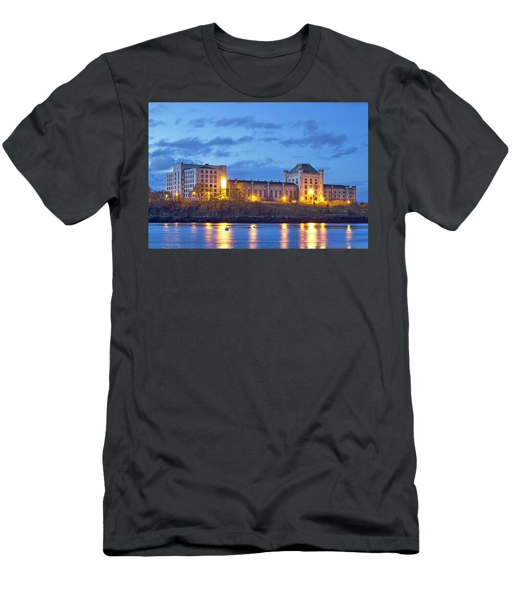 Naval T-Shirt featuring the photograph Portsmouth Naval Prison by Eric Gendron
