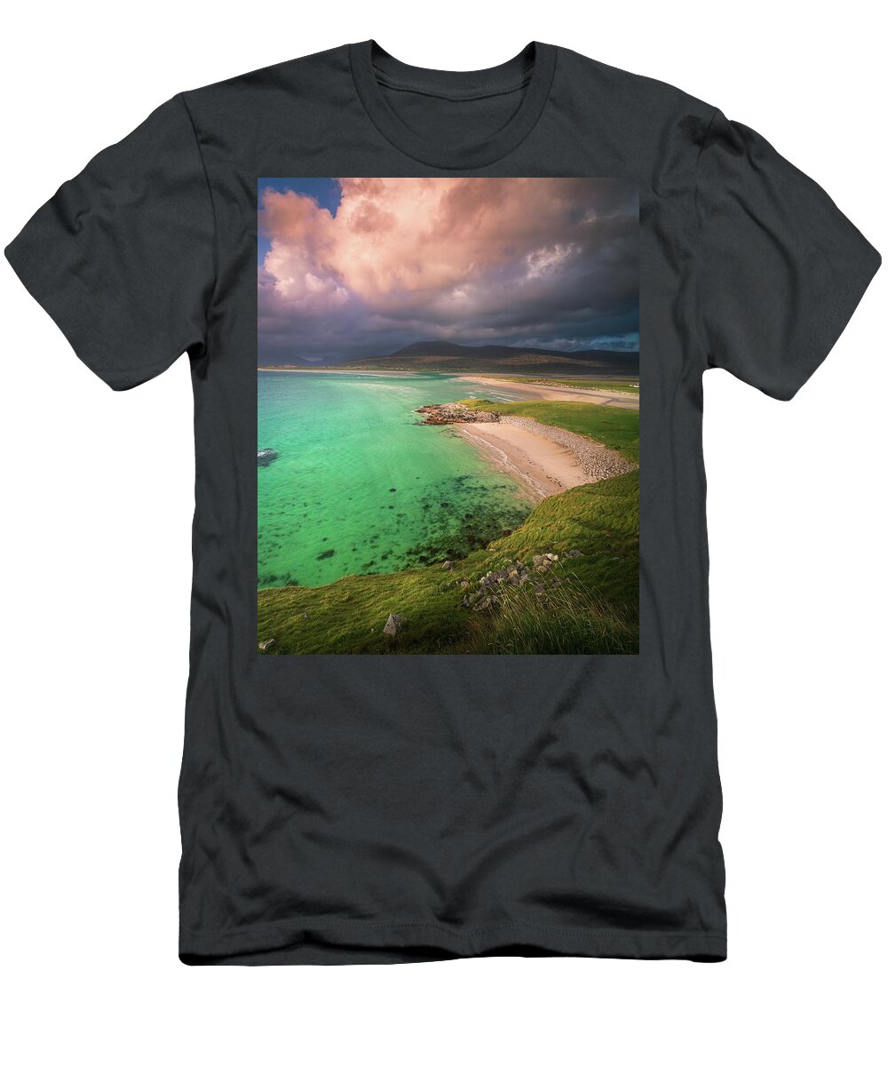 Adam West T-Shirt featuring the photograph Postcard From Harris by Adam West
