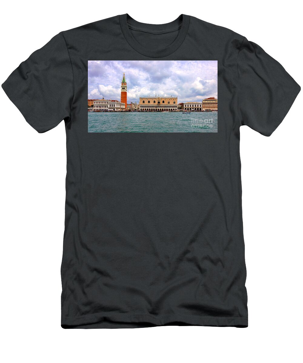 Venice T-Shirt featuring the photograph Postcard From Venice by Olivier Le Queinec