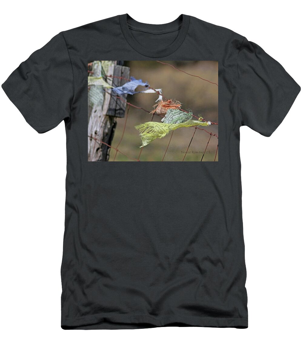 Prayer Flags T-Shirt featuring the photograph Prayer Flags by Denise Romano