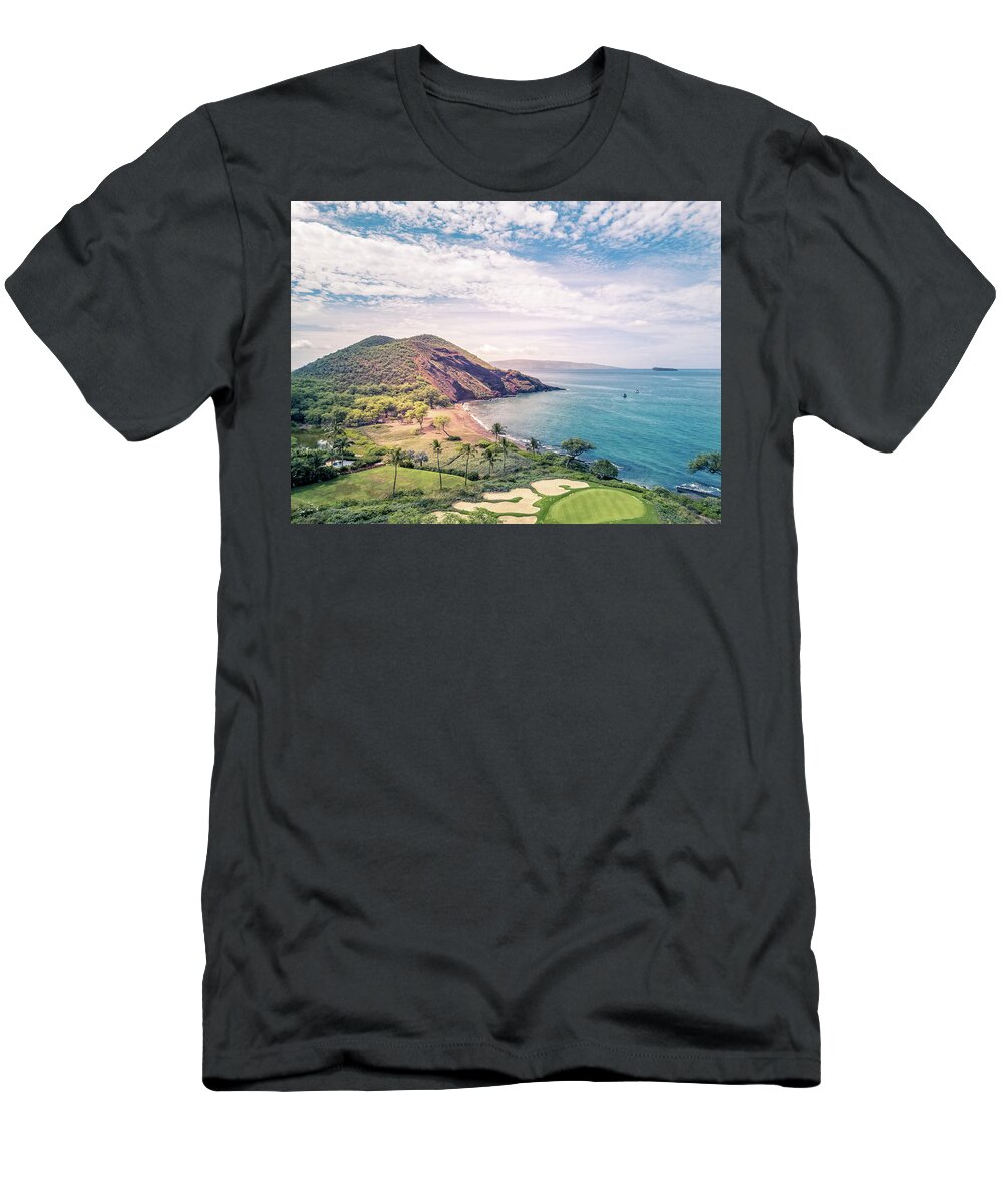 Makena T-Shirt featuring the photograph Puu Olai view by Chris Spencer