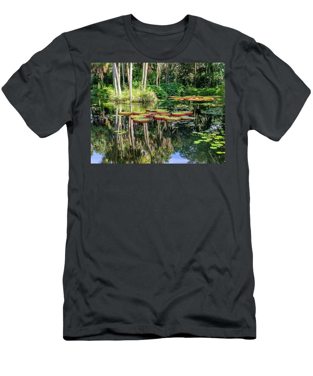 Garden T-Shirt featuring the photograph Quiet Garden by Tony Locke