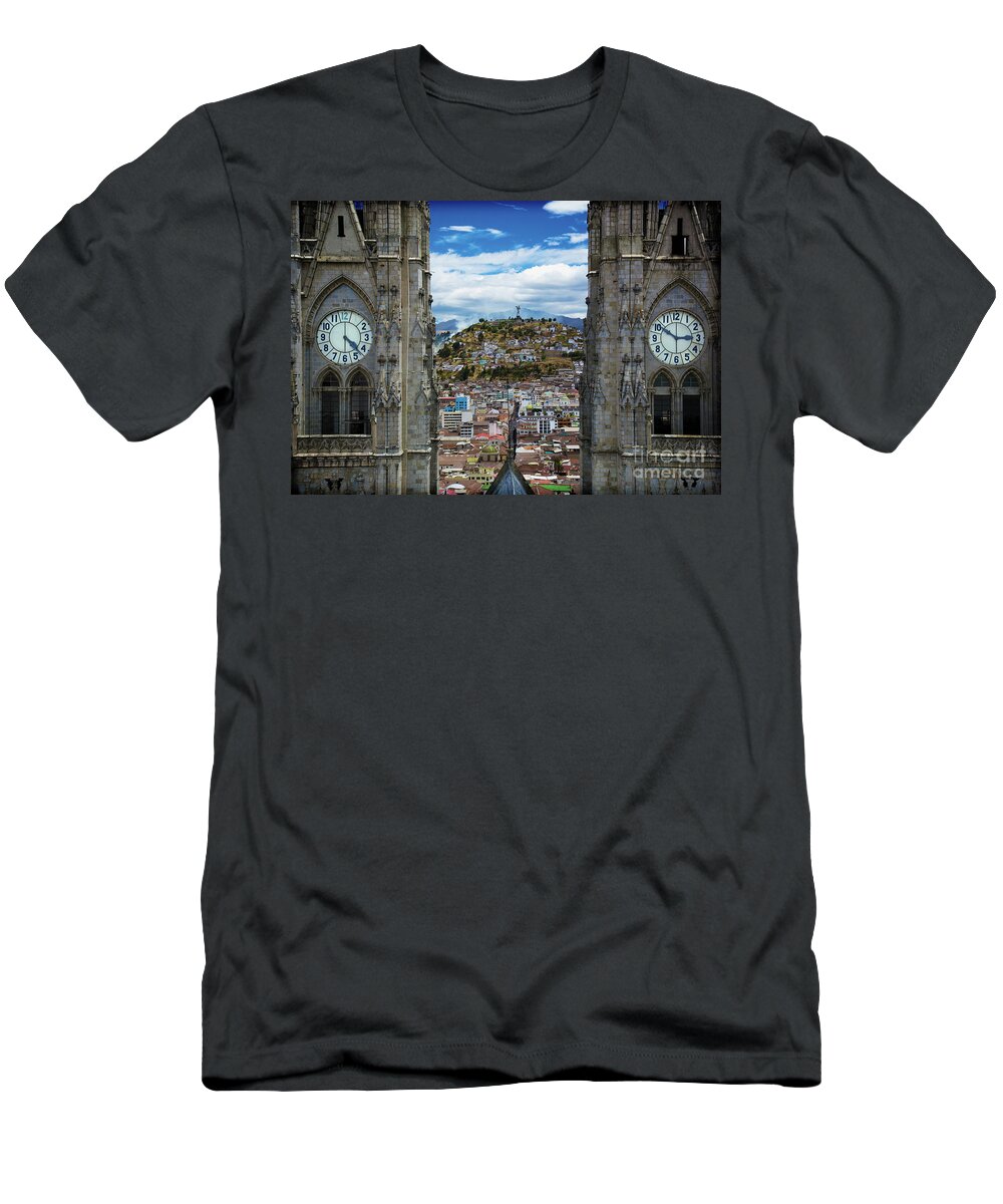 Ecuador T-Shirt featuring the photograph Quito, Ecuador by David Little-Smith