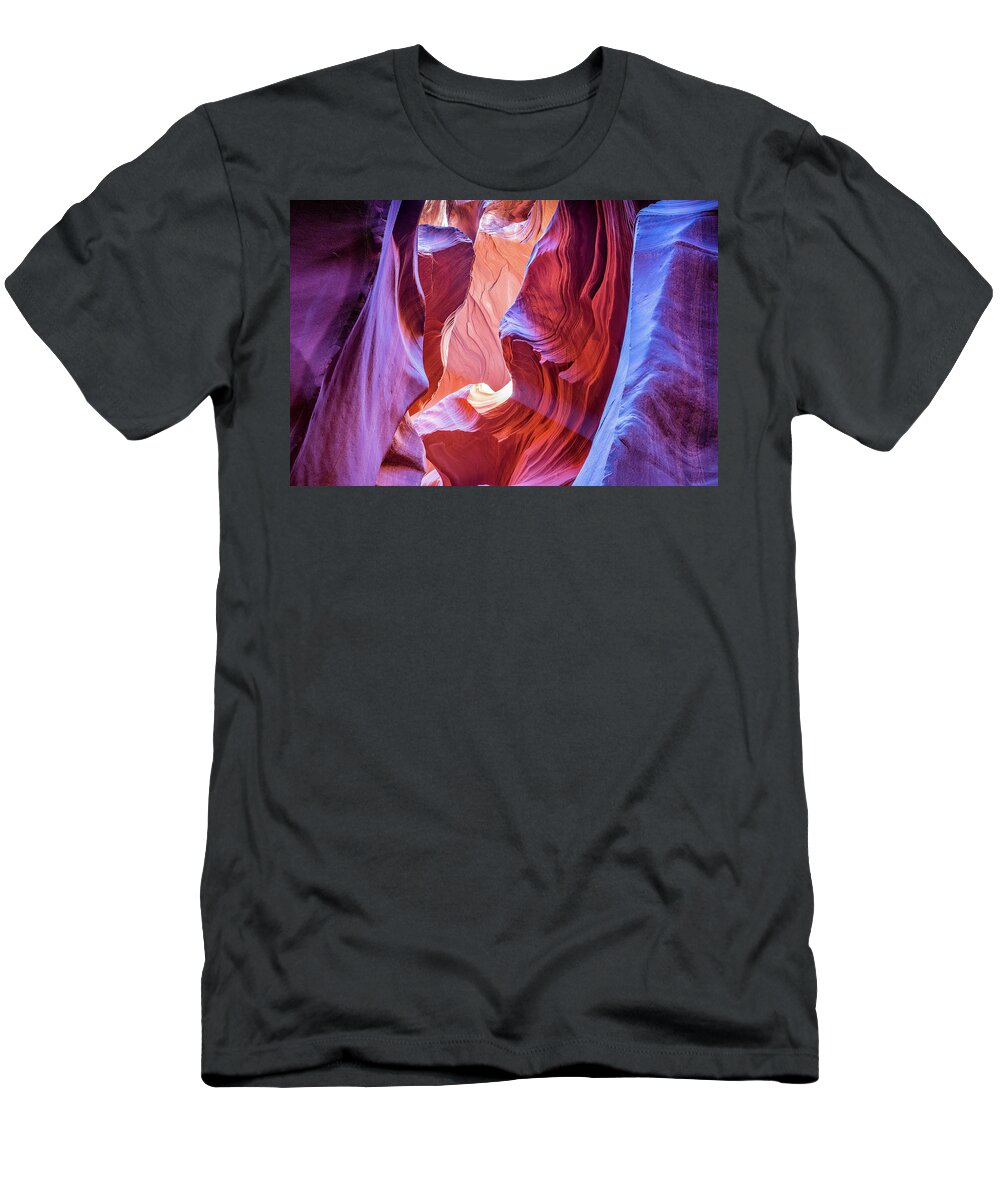 Antelope Canyon T-Shirt featuring the photograph Radiant Light by Marla Brown