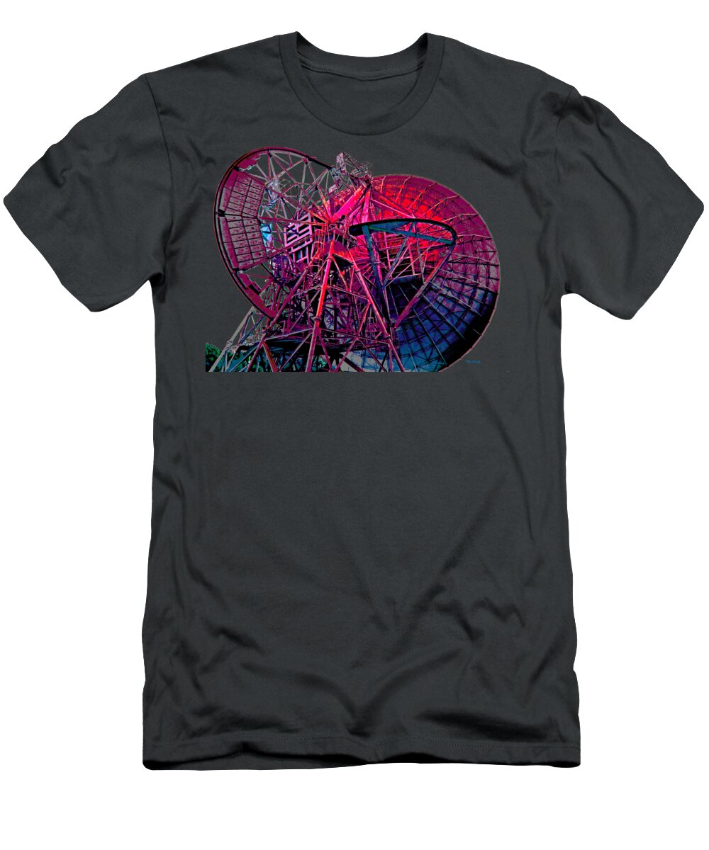 Duane Mccullough T-Shirt featuring the photograph Radio Telescope at PARI Clear by Duane McCullough