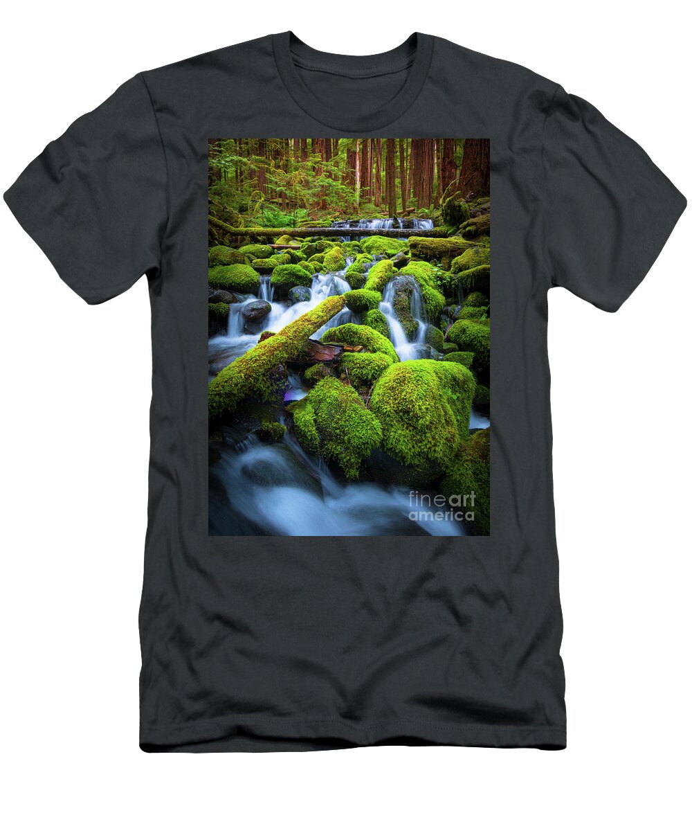 America T-Shirt featuring the photograph Rainforest Magic by Inge Johnsson