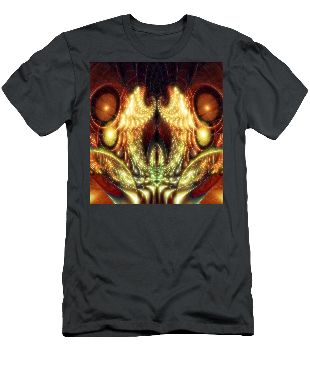 Phoenix T-Shirt featuring the digital art Redemption by Jeff Malderez