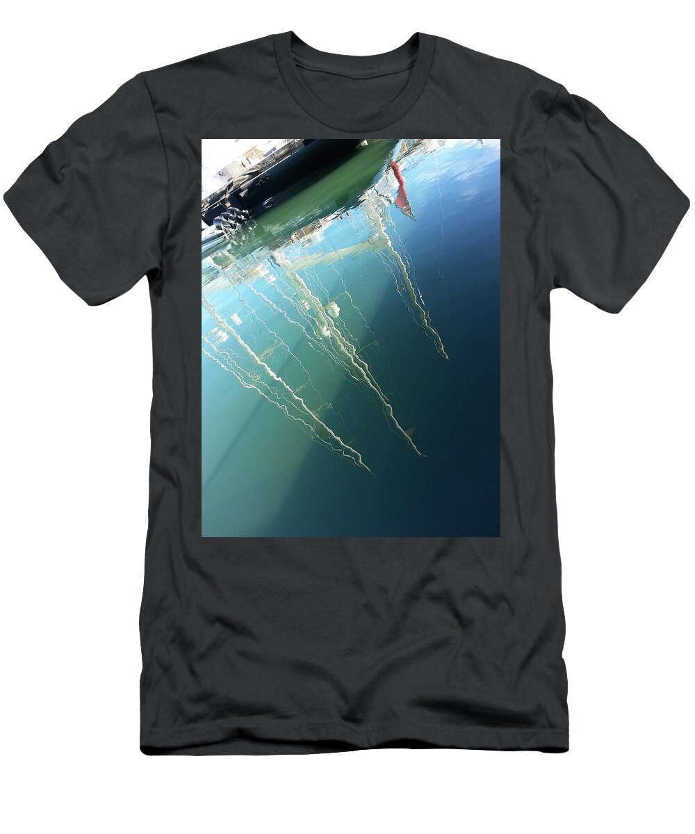 Ocean T-Shirt featuring the photograph Reflections by Leslie Porter