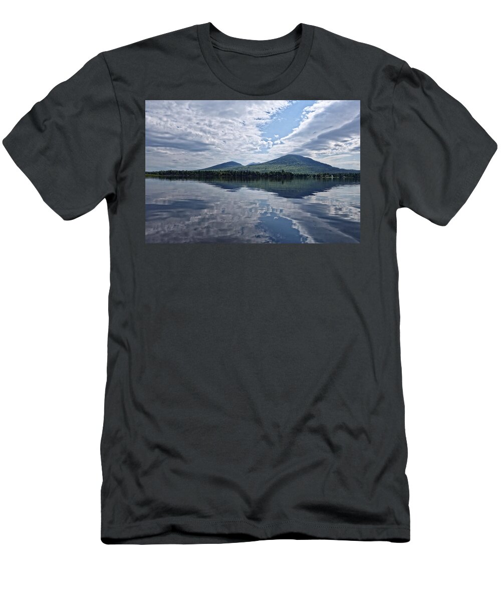 Lake T-Shirt featuring the photograph Reflections on a Lake by Russel Considine