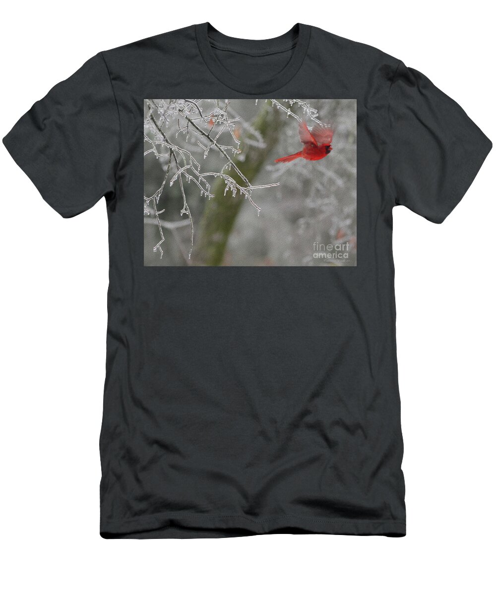 Bird T-Shirt featuring the digital art Released To Soar by Constance Woods