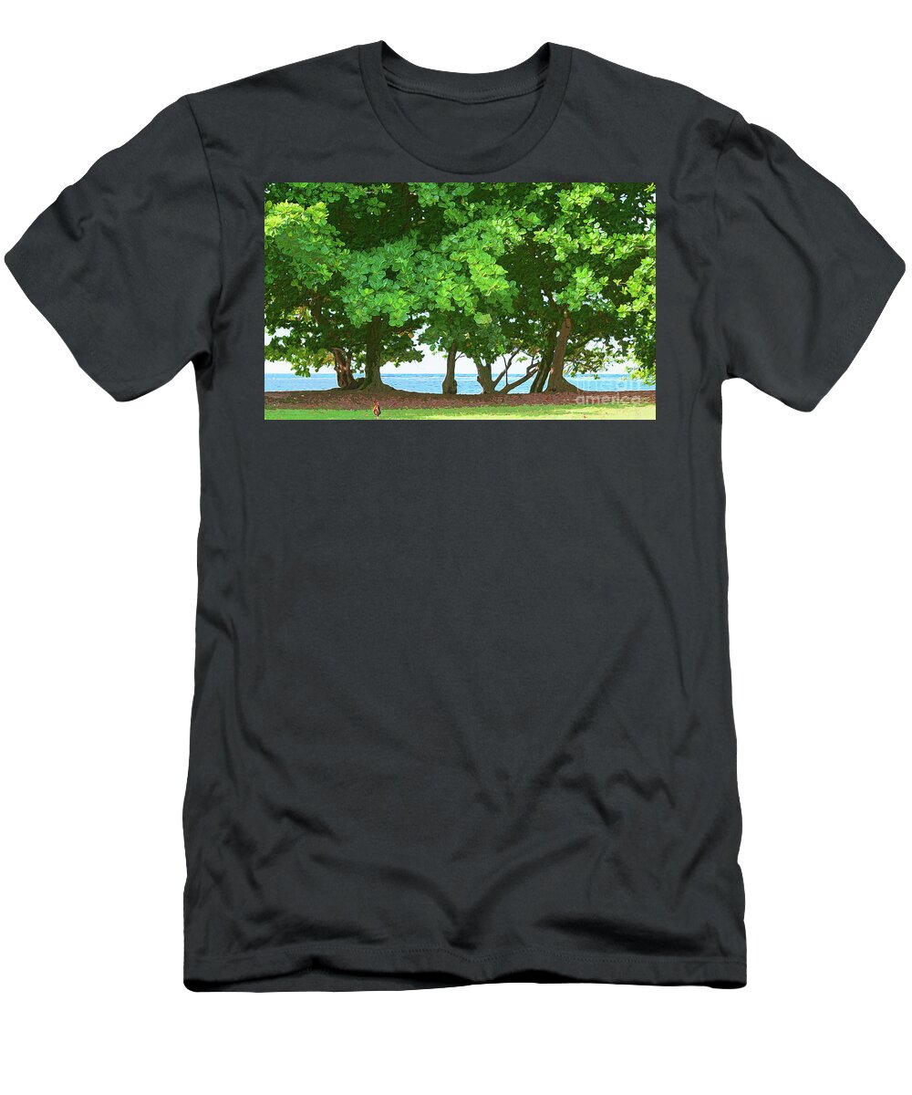 Flowers T-Shirt featuring the photograph Respect The Trees by Roselynne Broussard