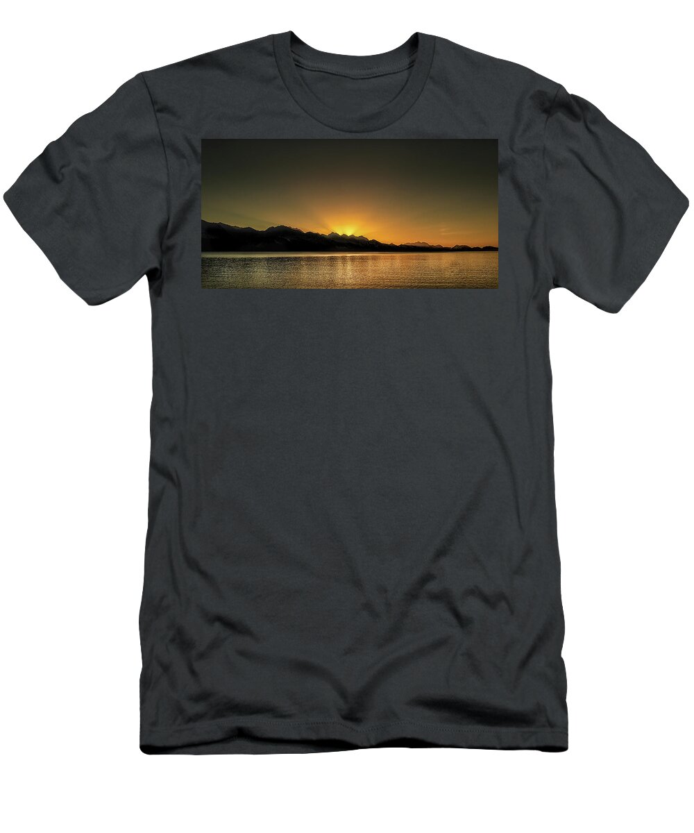 Alaska T-Shirt featuring the photograph Resurrection Bay Seward Alaska by Michael W Rogers