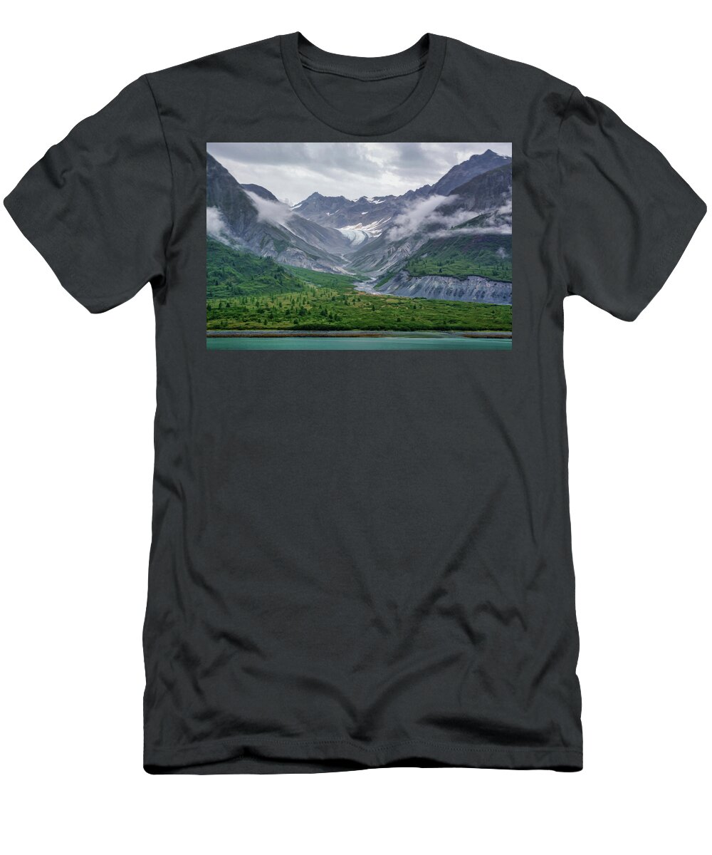 Forest T-Shirt featuring the photograph Retreating Glacier by David Thompsen