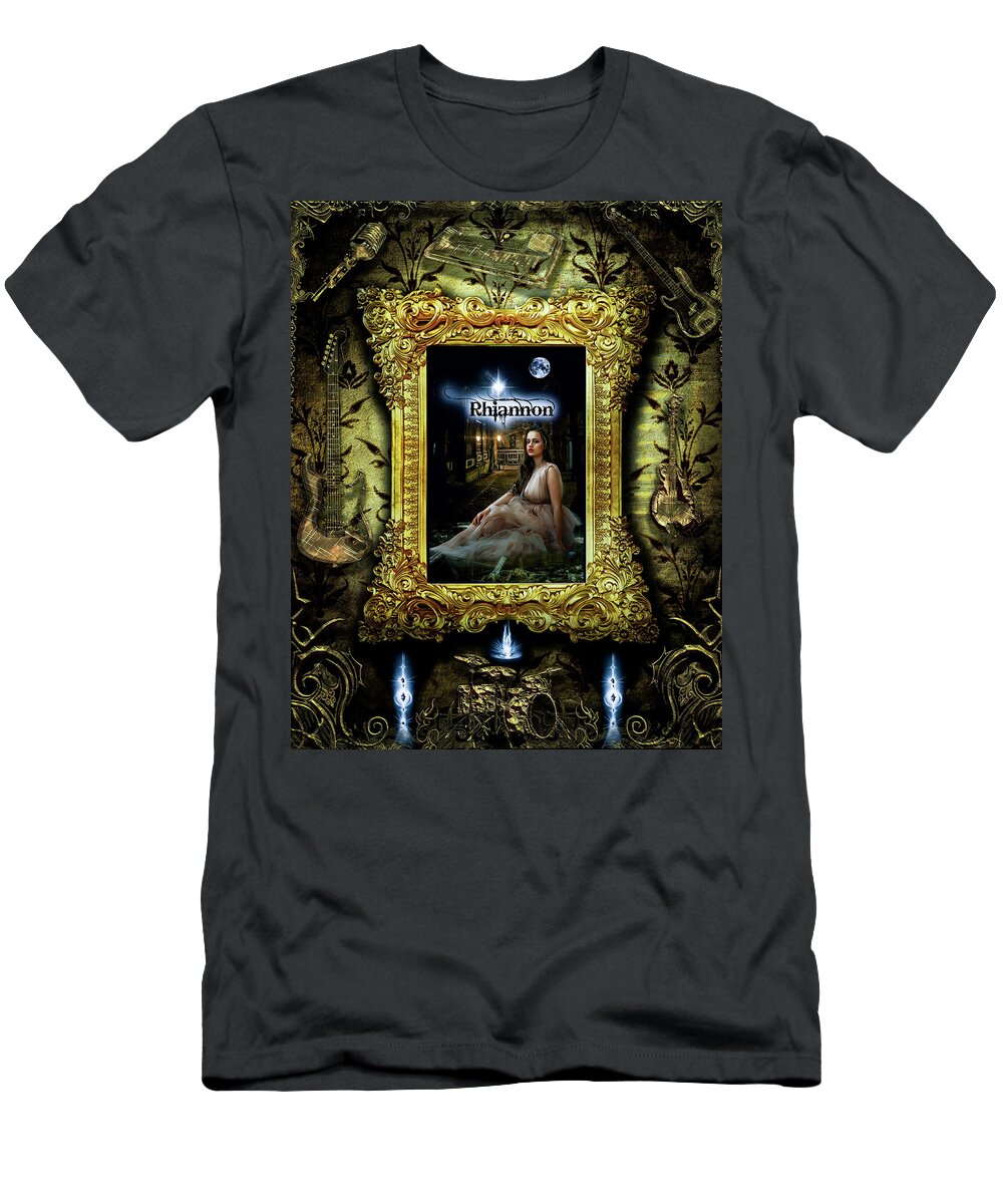Fleetwood Mac T-Shirt featuring the digital art Rhiannon by Michael Damiani