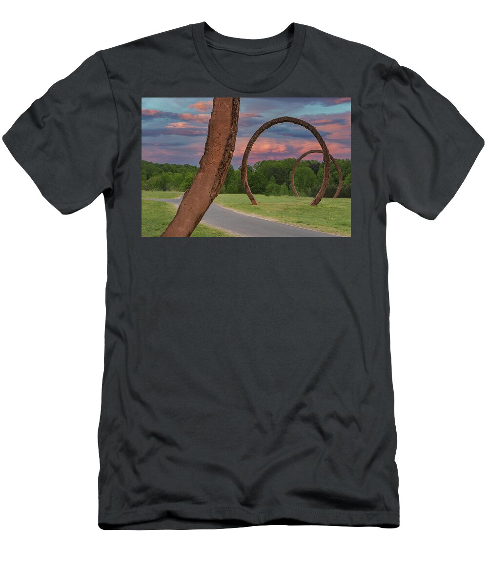 Museum T-Shirt featuring the photograph Rings by Rick Nelson