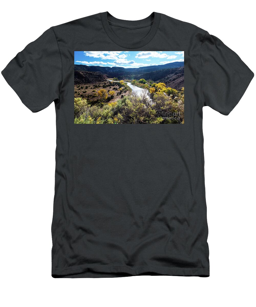 Landscapes T-Shirt featuring the photograph Rio Chama by Roselynne Broussard
