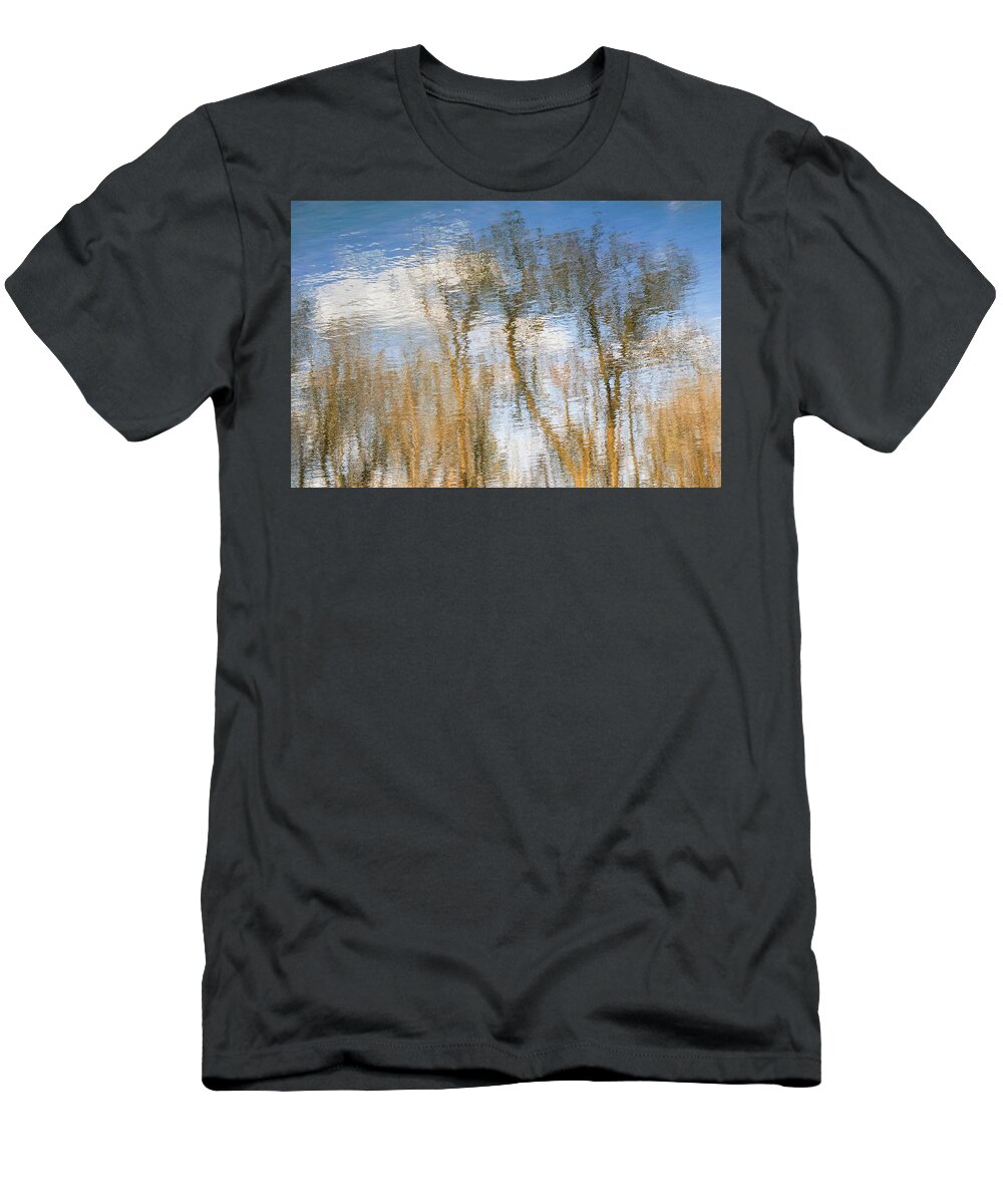 Water T-Shirt featuring the photograph Mill Creek Reflections by Tana Reiff