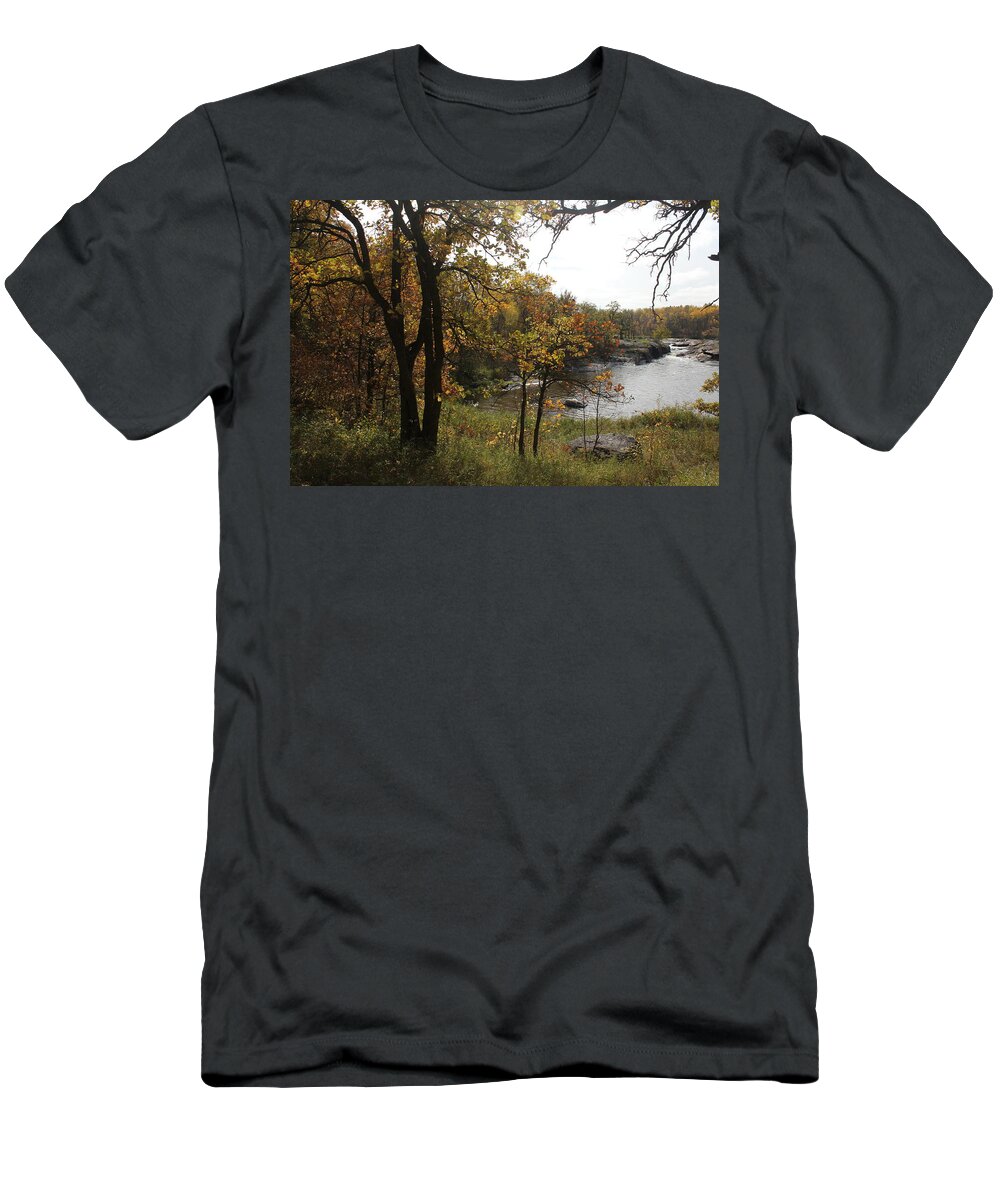 River T-Shirt featuring the photograph River Run by Ruth Kamenev