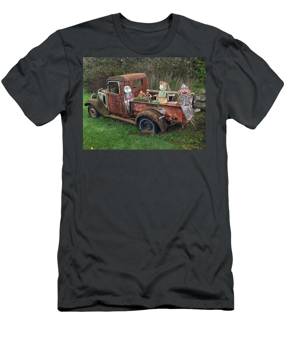 Pickup T-Shirt featuring the photograph Roadside Attraction by Jerry Abbott
