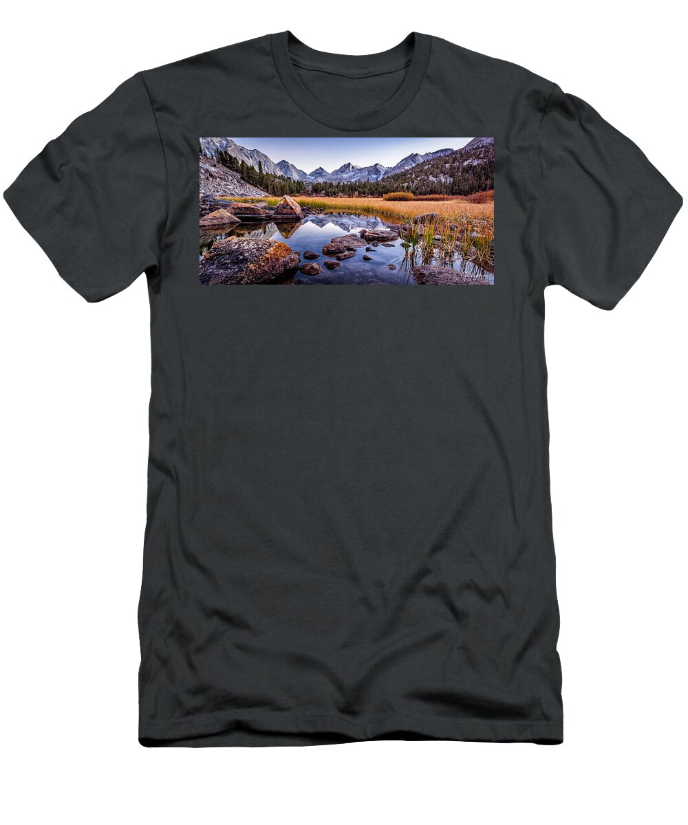 Rock-creek-canyon T-Shirt featuring the photograph Rock Creek Canyon by Gary Johnson