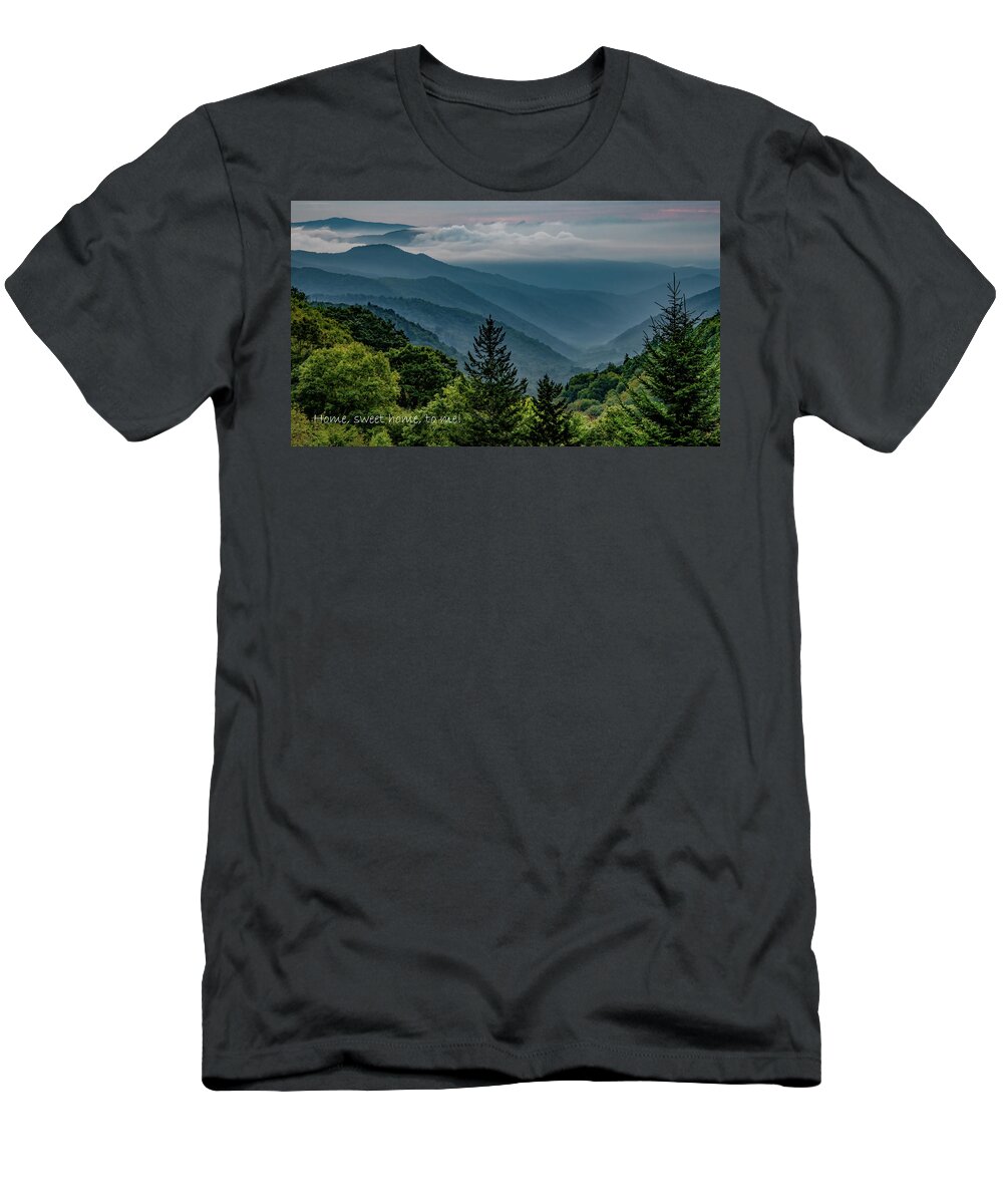  Mountains T-Shirt featuring the photograph Rocky Top, Tennessee by Marcy Wielfaert