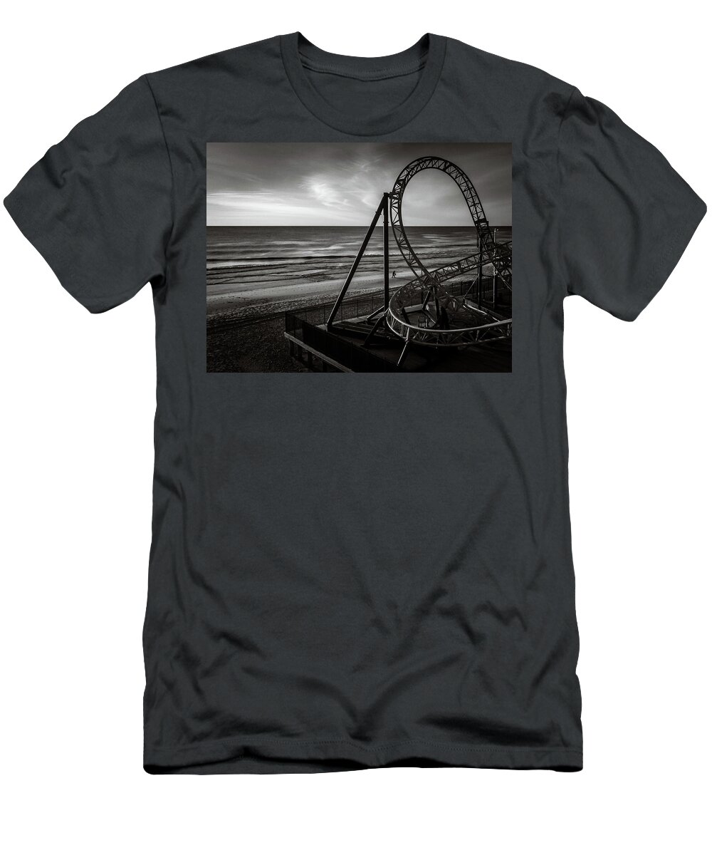  T-Shirt featuring the photograph Roller Coaster by Steve Stanger