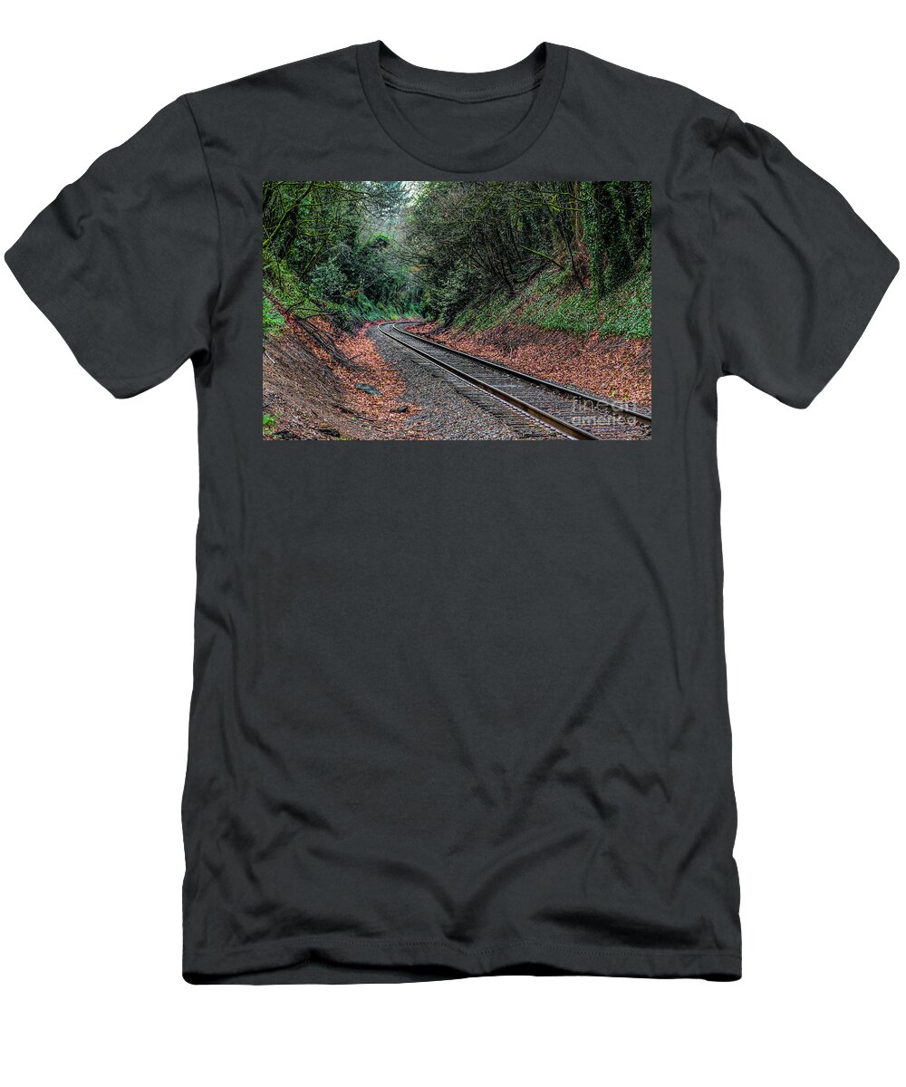 Jon Burch T-Shirt featuring the photograph Round The Bend by Jon Burch Photography