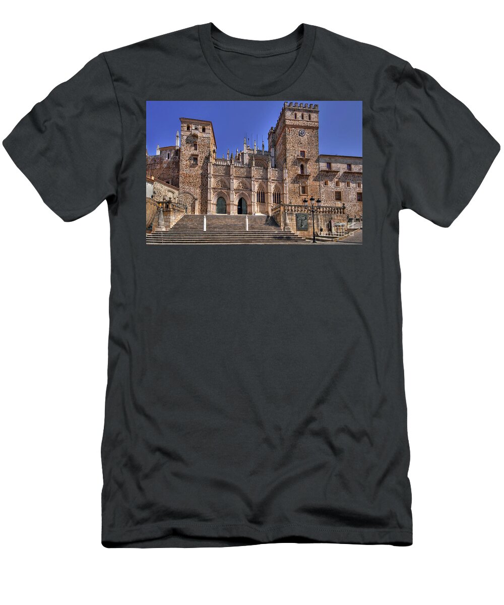 Spanish T-Shirt featuring the photograph Royal Monastery of Santa Maria de Guadalupe - Spain by Paolo Signorini