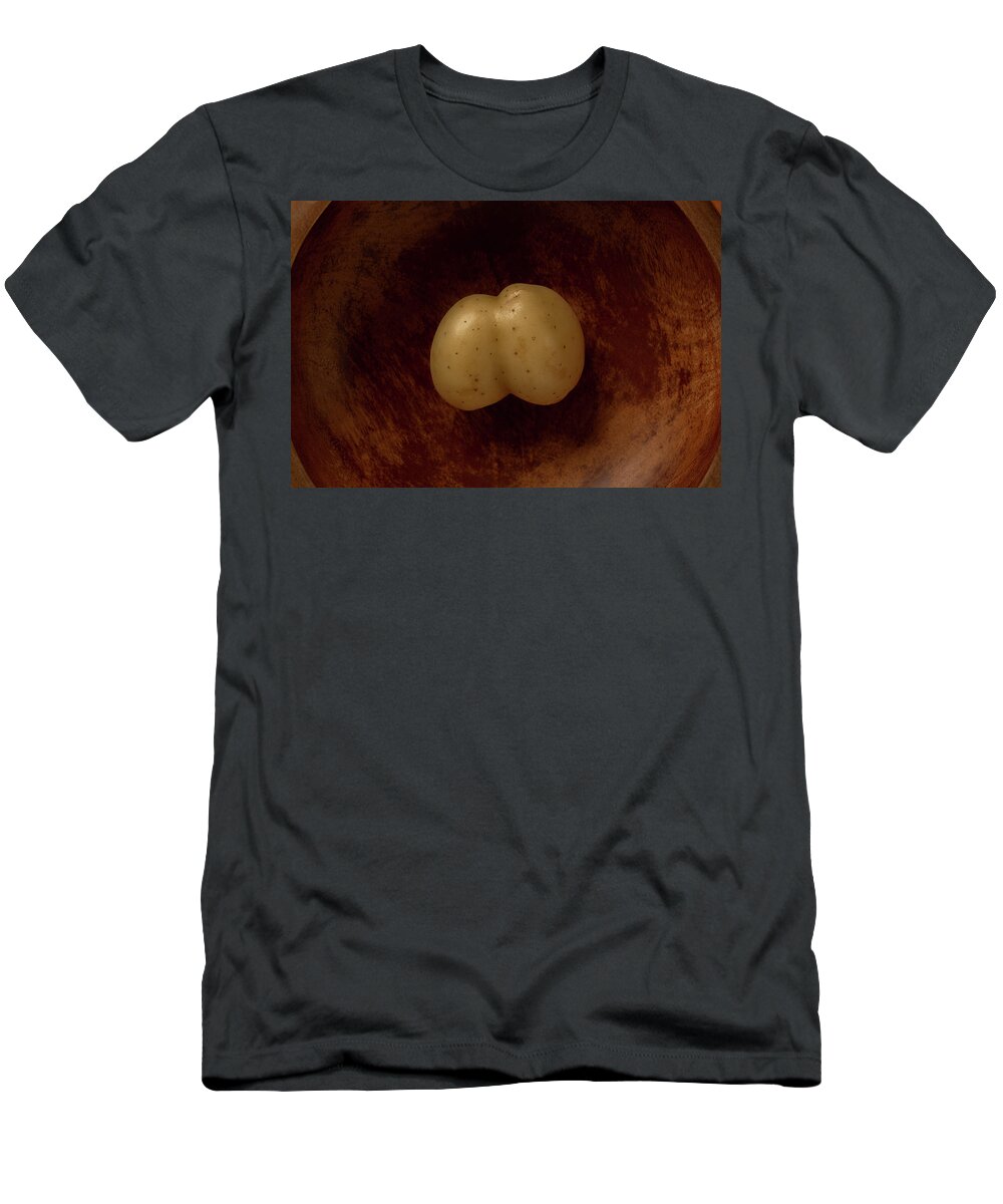 Potato T-Shirt featuring the photograph Rude Potato #1 by David Smith